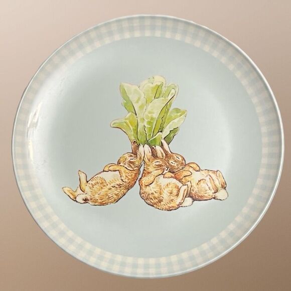 2 Pottery Barn Beatrix Potter Peter Rabbit Plates 9” - Picture 4 of 6